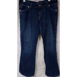 WRANGLER Sadie Womens 15 X 34 Mid Rise Thick Stitch Med Wash Bootcut Jeans W40